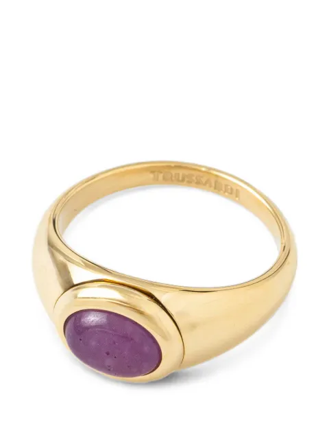Trussardi stone-embellished ring