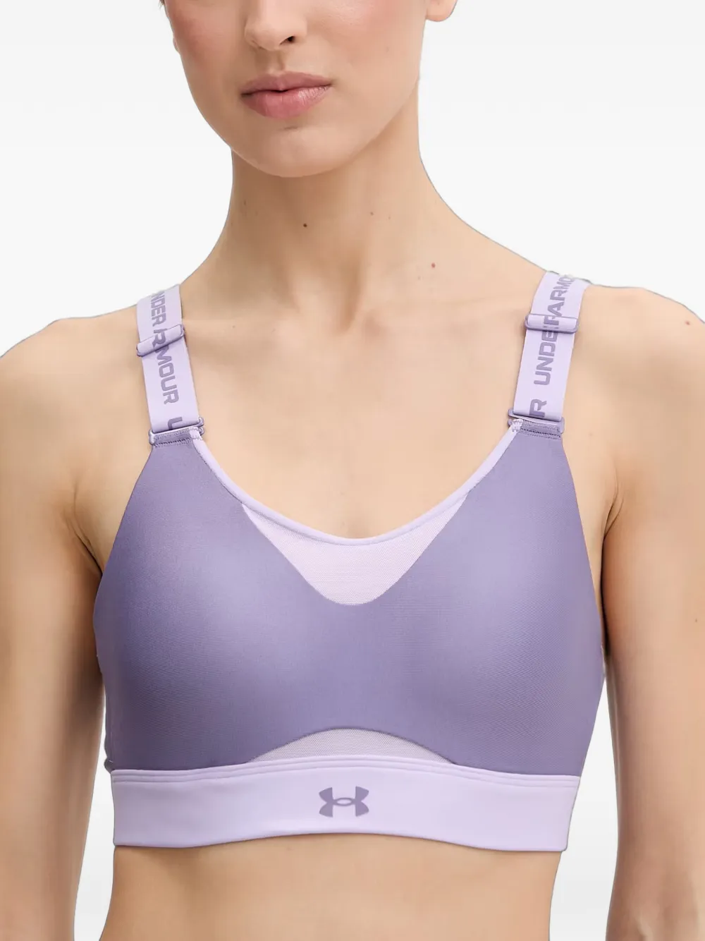 Under Armour Infinity 2.0 Sport-BH mit Mesh-Einsatz - Violett