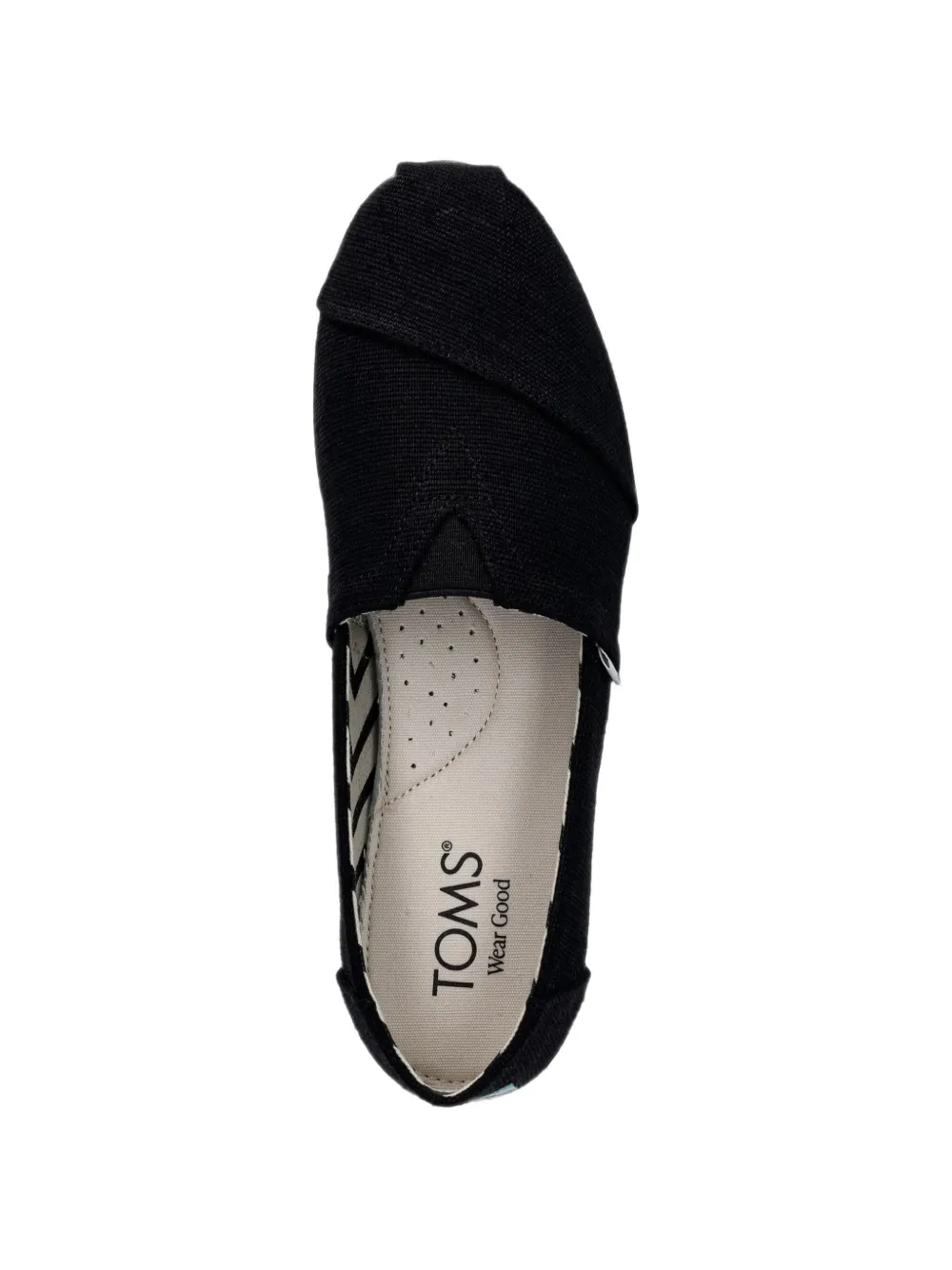 Toms Alpargata canvas slip-on espadrilles Zwart
