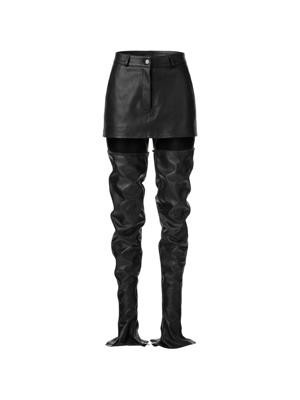Almaz Mustang cut-out trousers - Schwarz