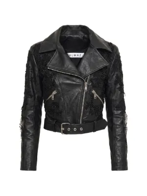 Balmain レザージャケット | ブラック | FARFETCH JP