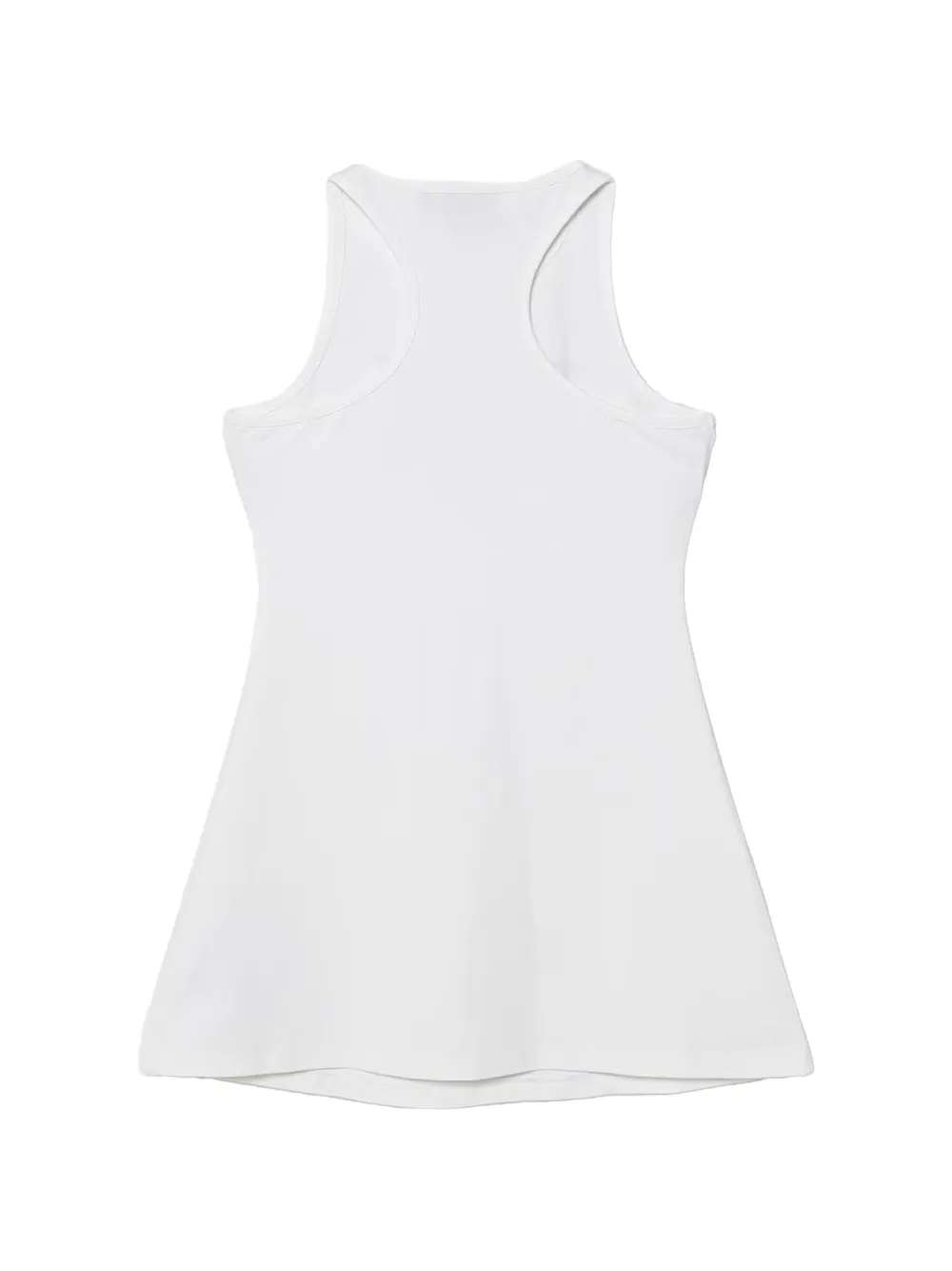 Ea7 Emporio Armani Racerback jurk met logo-print Wit