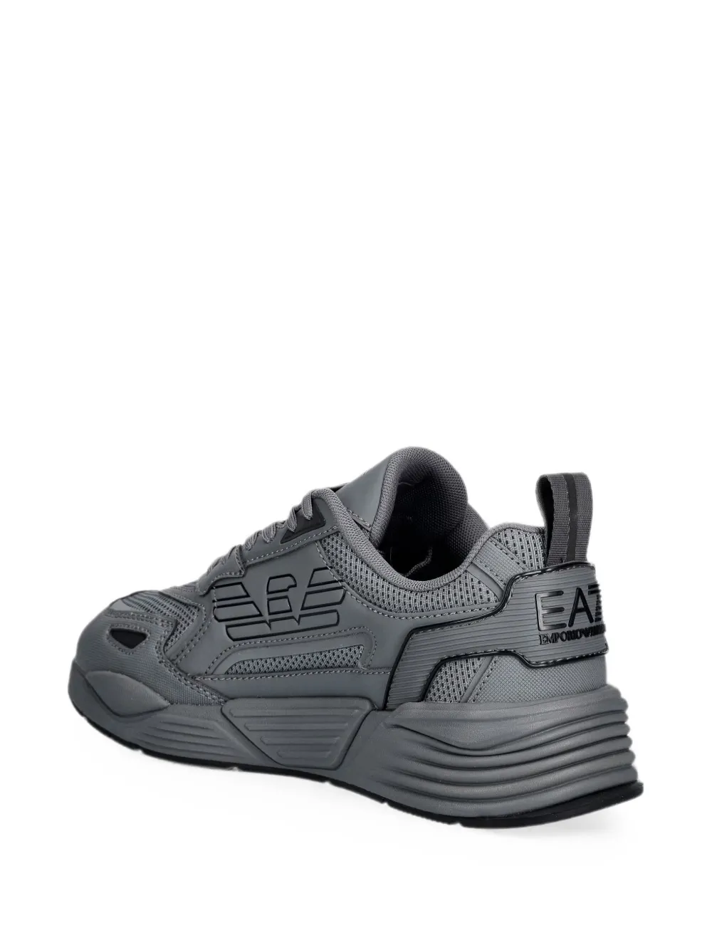 Ea7 Emporio Armani Sneakers met logopatch Grijs