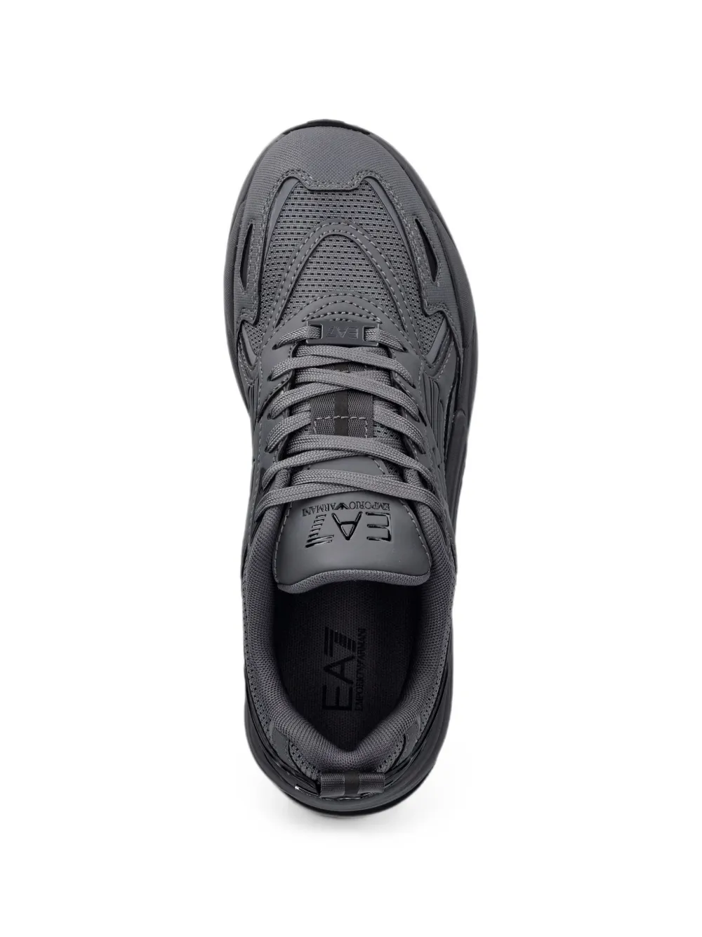 Ea7 Emporio Armani Sneakers met logopatch Grijs