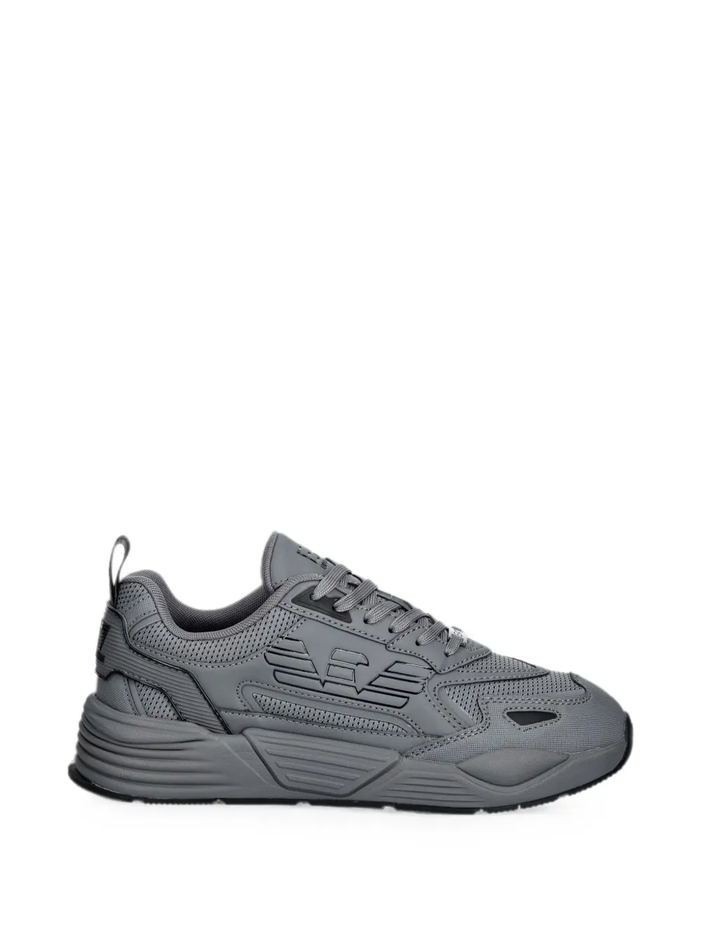 Ea7 Emporio Armani Sneakers con logo - Grigio