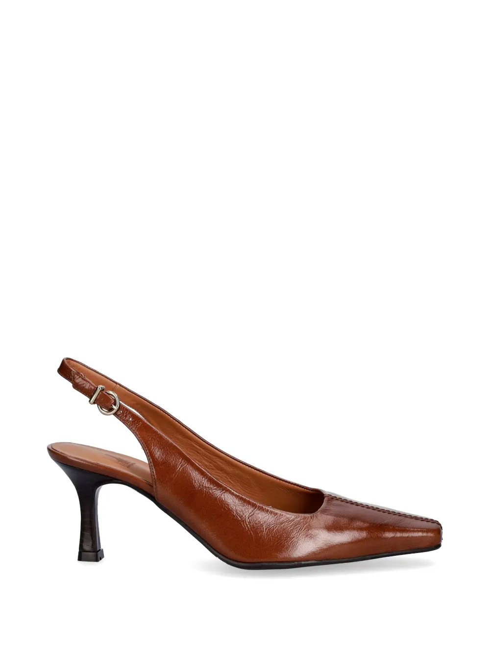 BILLI BI slingback square-toe pumps Bruin