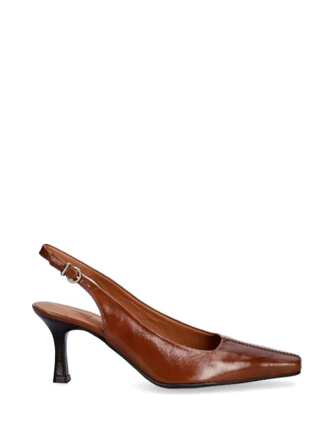 BILLI BI slingback square-toe pumps