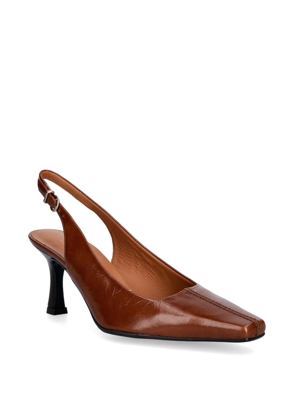 BILLI BI slingback square-toe pumps Bruin