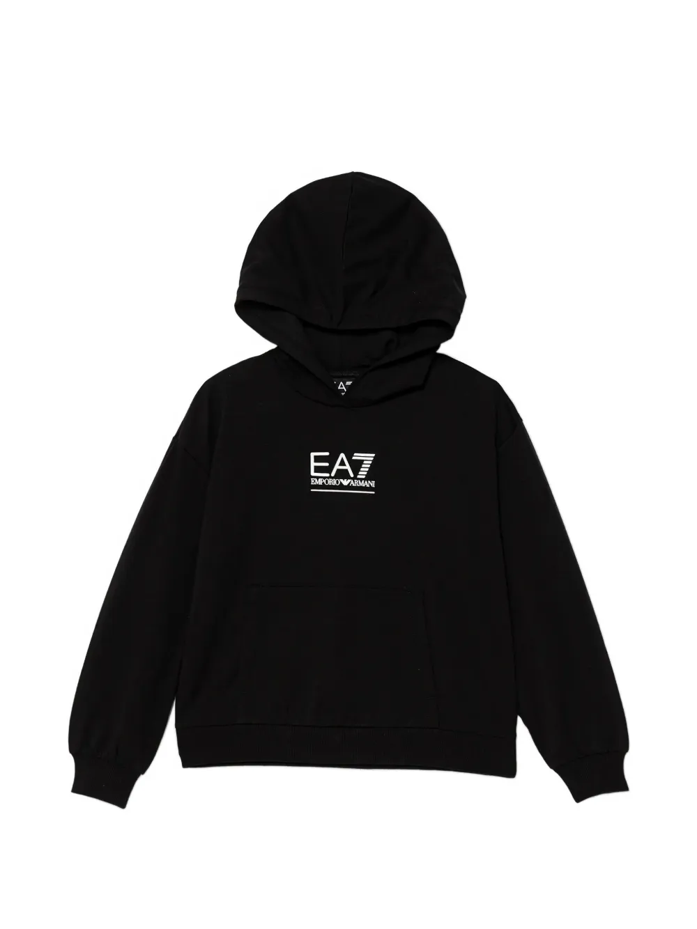 Ea7 Emporio Armani Felpa con stampa - Nero