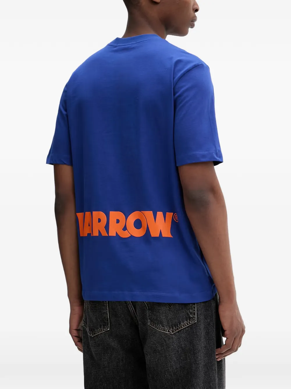 BARROW T-shirt met logoprint Blauw