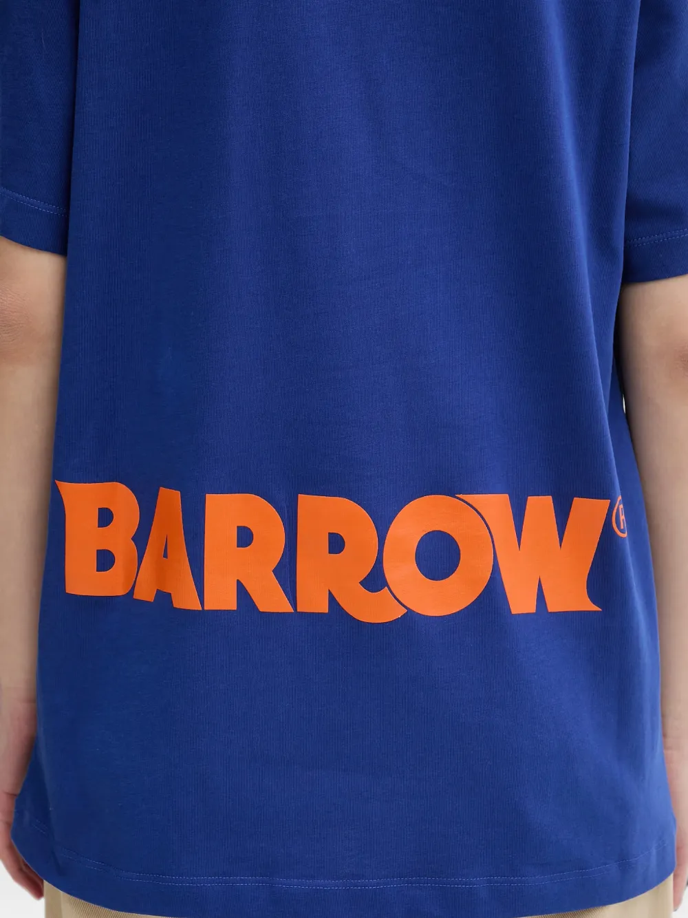 BARROW T-shirt met logoprint Blauw