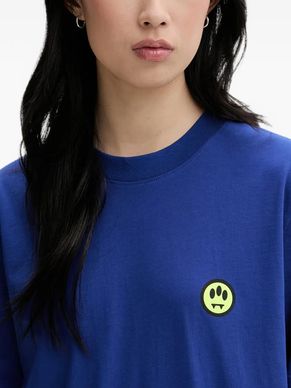 BARROW T-shirt met logoprint Blauw