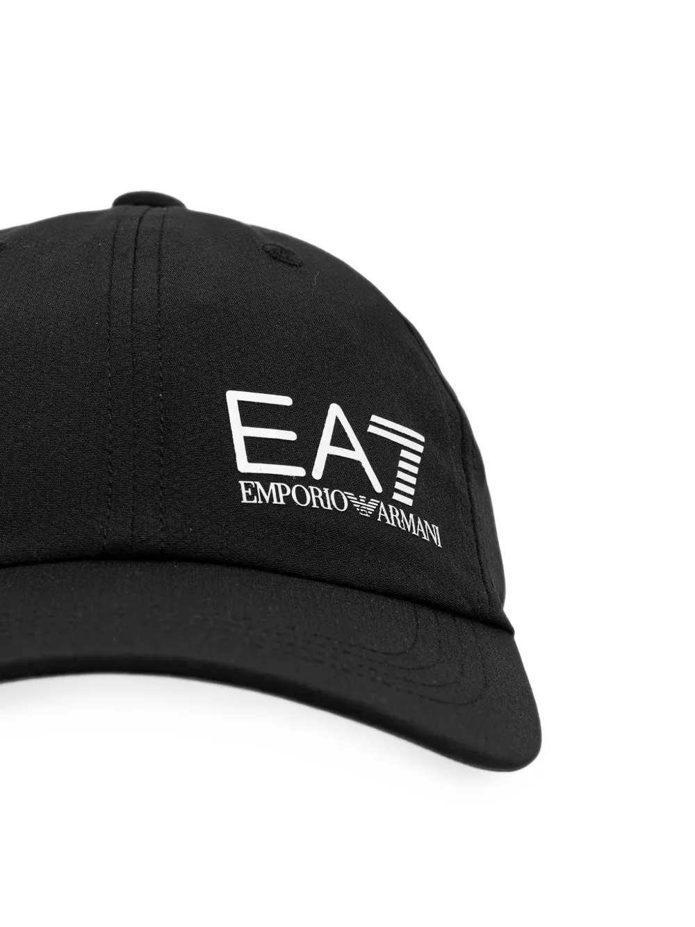 Ea7 Emporio Armani Honkbalpet met logoprint Zwart