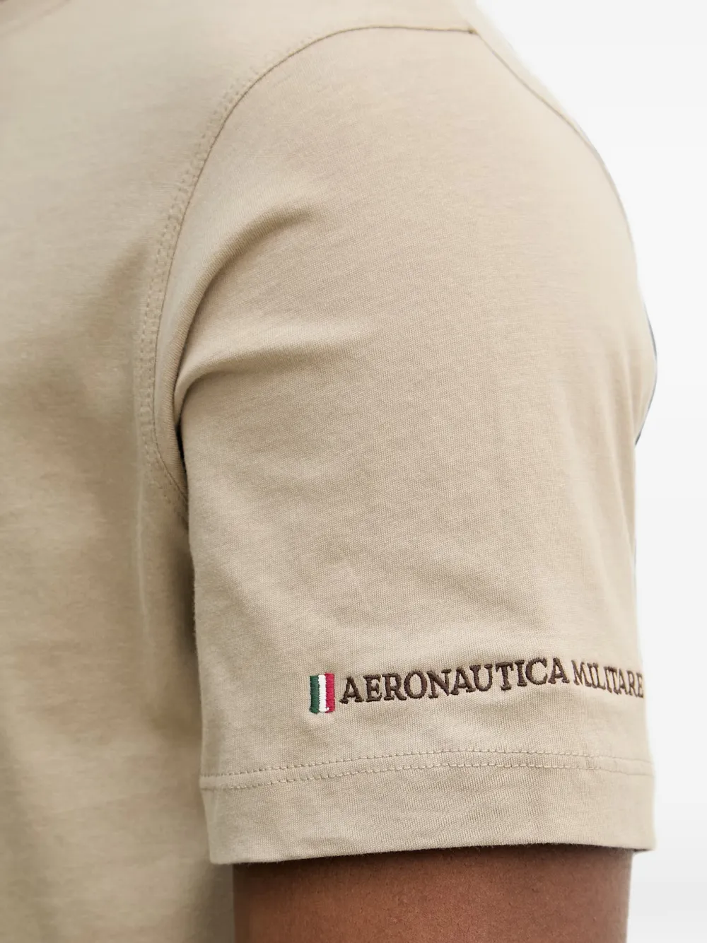 Aeronautica Militare T-shirt met grafische print Beige