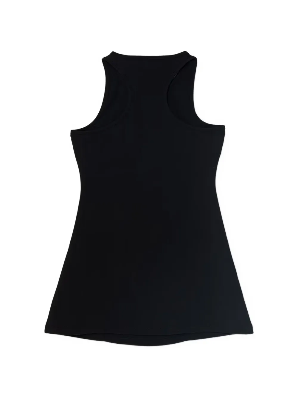Ea7 Emporio Armani Racerback jurk met logo-print Zwart