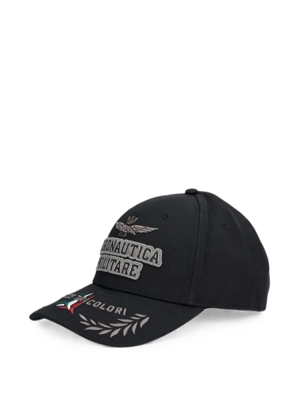 Aeronautica Militare logo-embroidered baseball cap - Nero