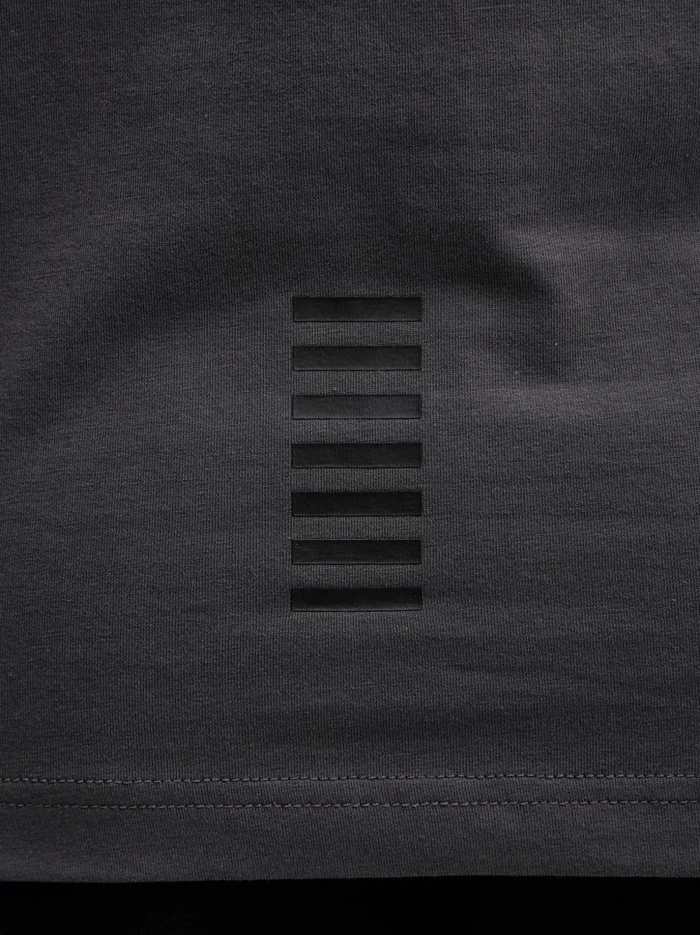 Ea7 Emporio Armani T-shirt met logoprint met lange mouwen Grijs