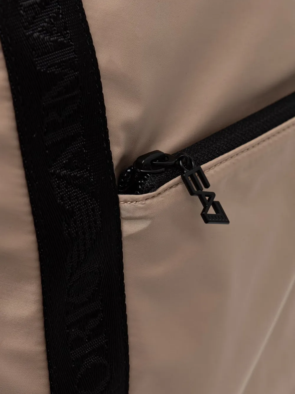 Ea7 Emporio Armani Shopper met logoprint Beige