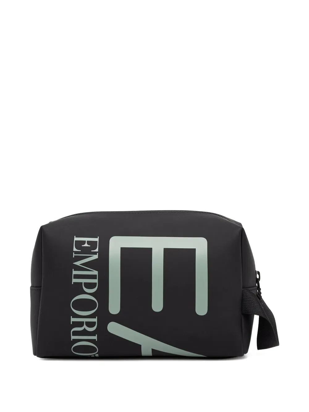 Ea7 Logo-print Make Up Bag In Black