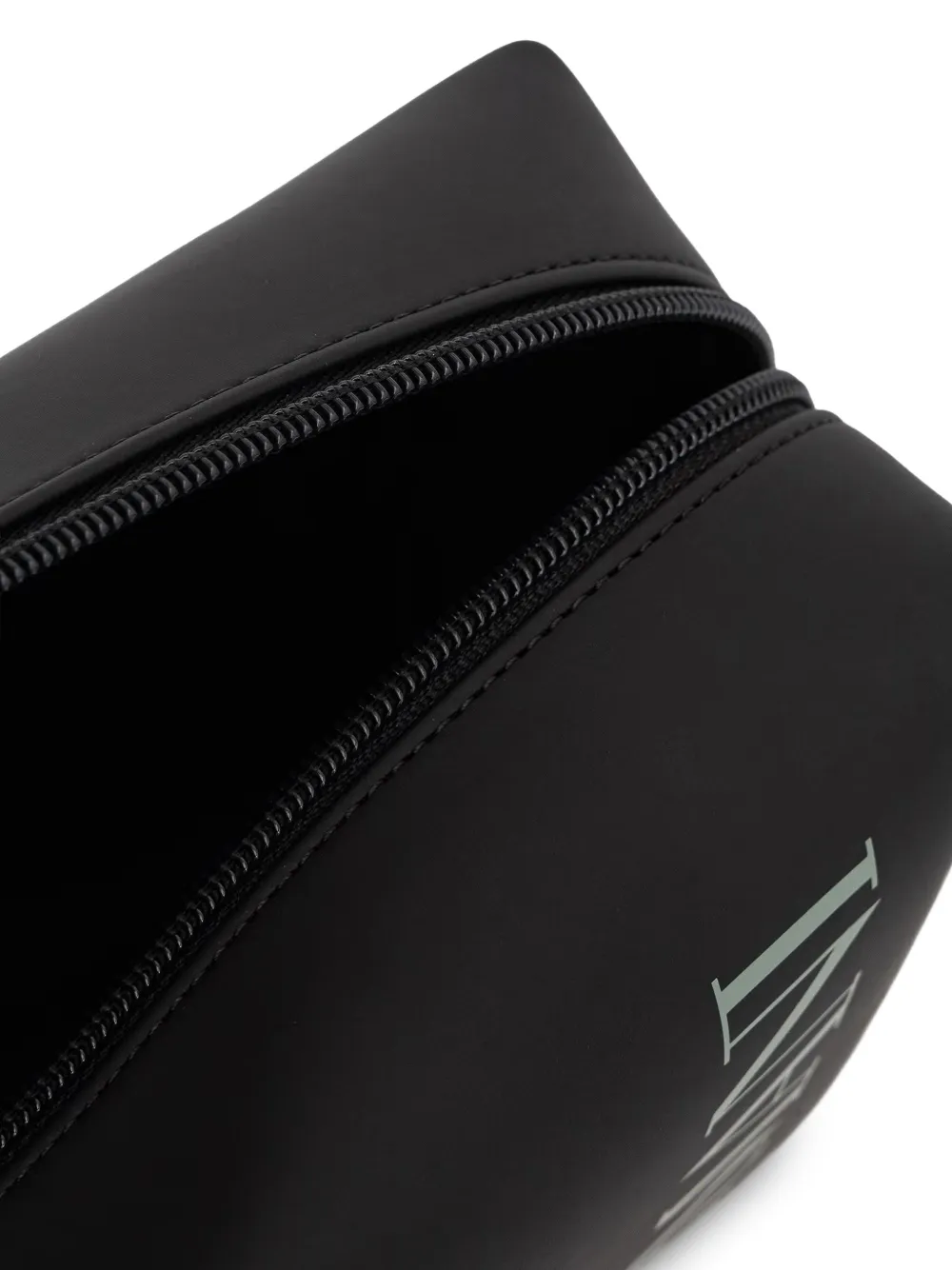 Ea7 Emporio Armani Make-up tas met logoprint Zwart