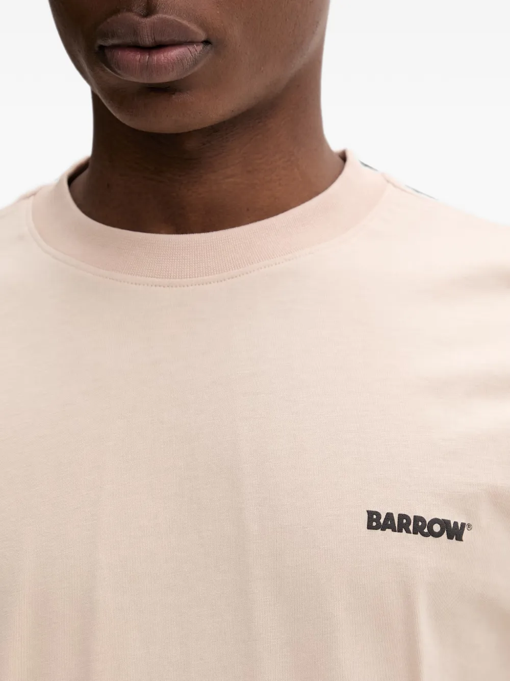 BARROW T-shirt met logoprint Roze