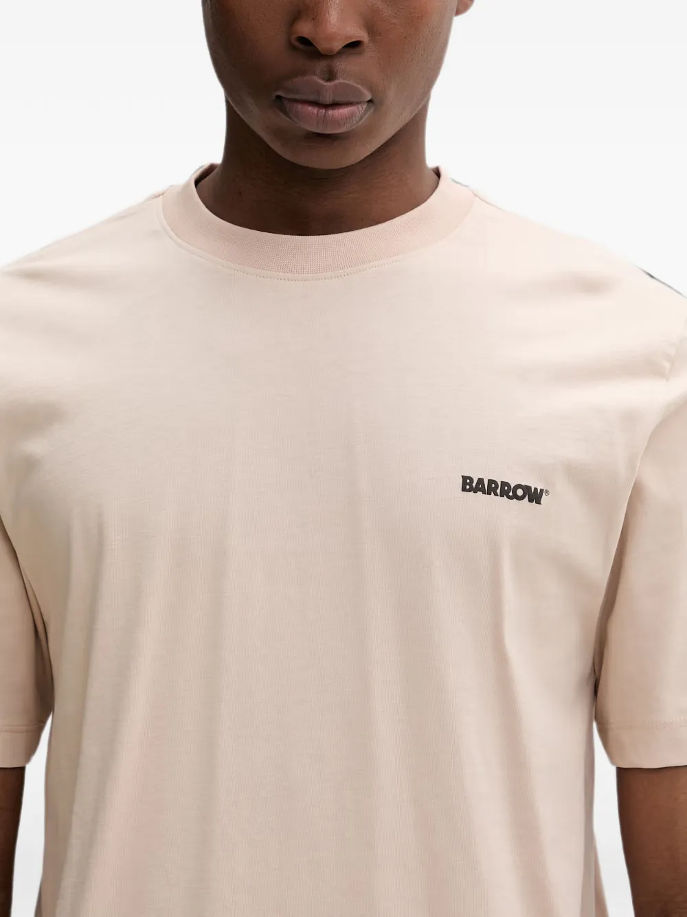 BARROW T-shirt met logoprint Roze