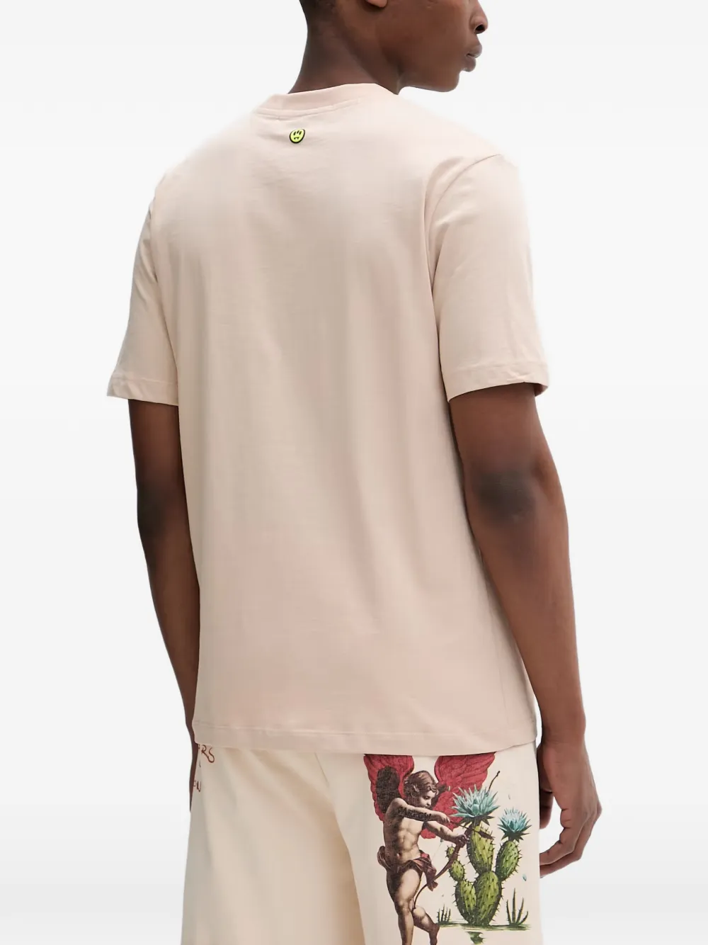 BARROW T-shirt met logoprint Roze