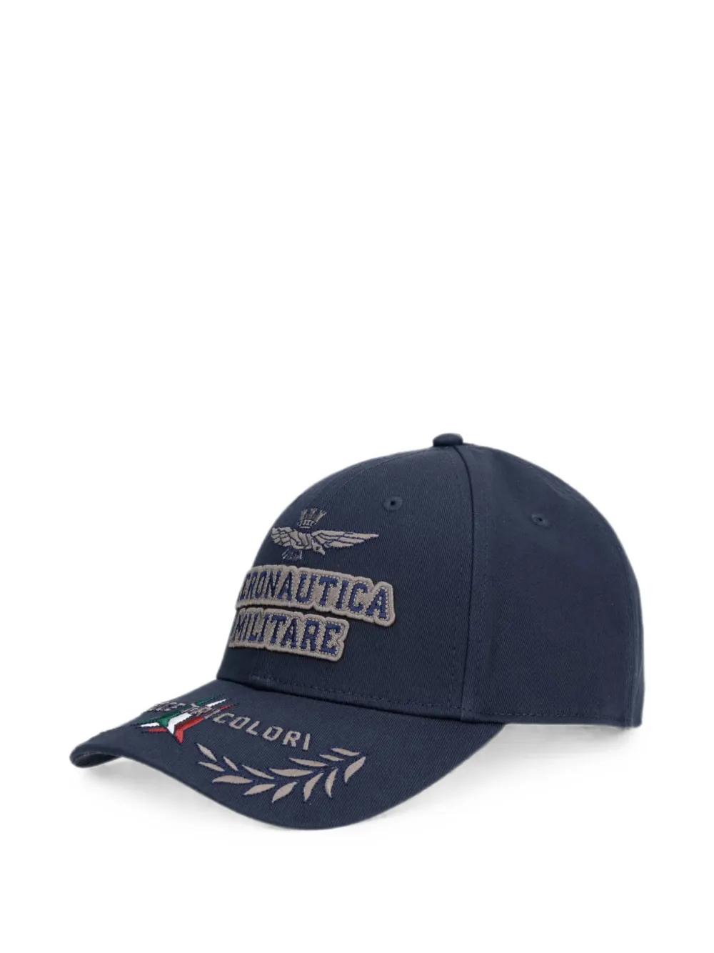 Aeronautica Militare logo-embroidered Frecce Tricolori baseball cap - Blau