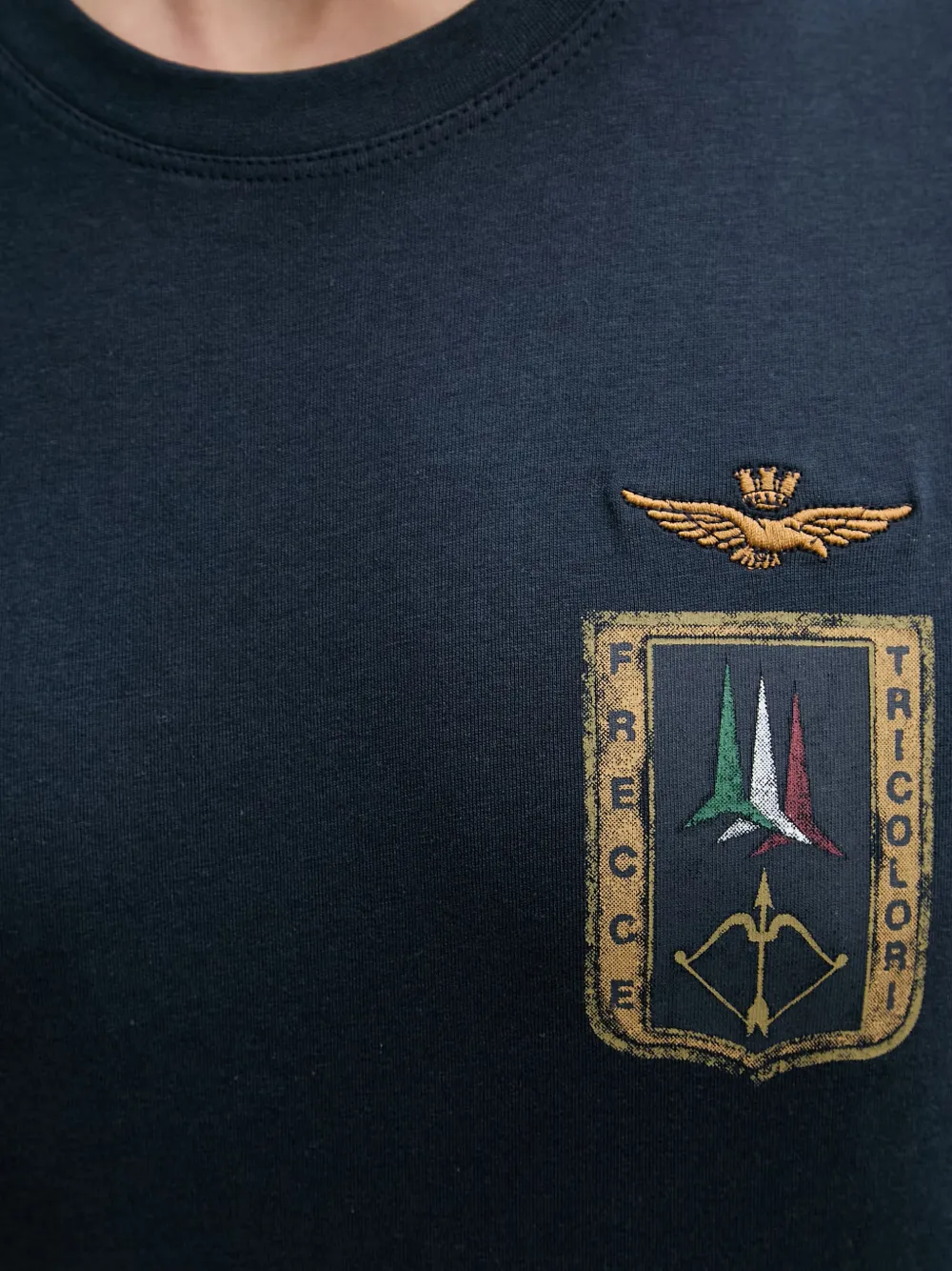 Aeronautica Militare T-shirt met logoprint Blauw