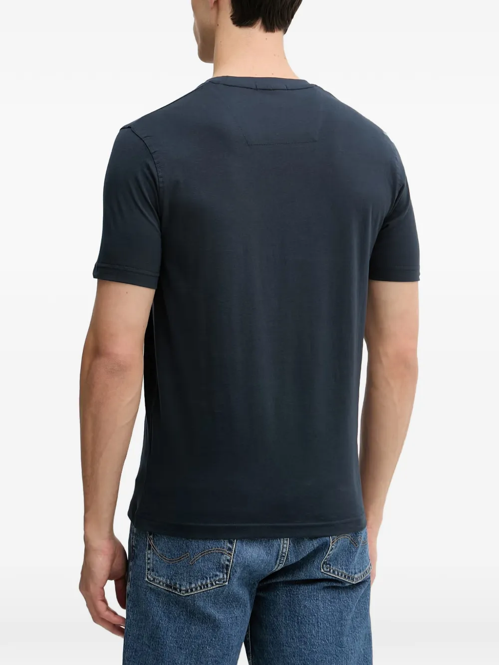 Aeronautica Militare logo-print T-shirt Blauw
