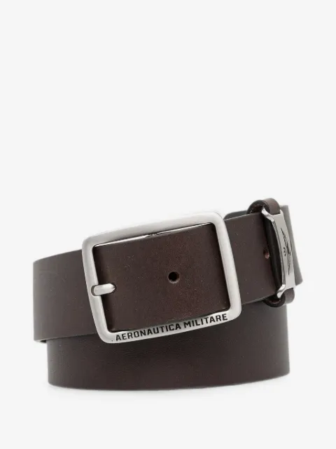 Aeronautica Militare logo-engraved buckle belt