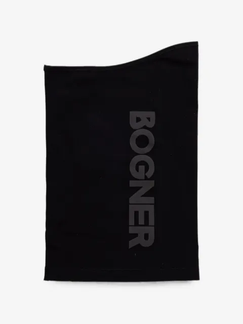BOGNER logo-print snood scarf