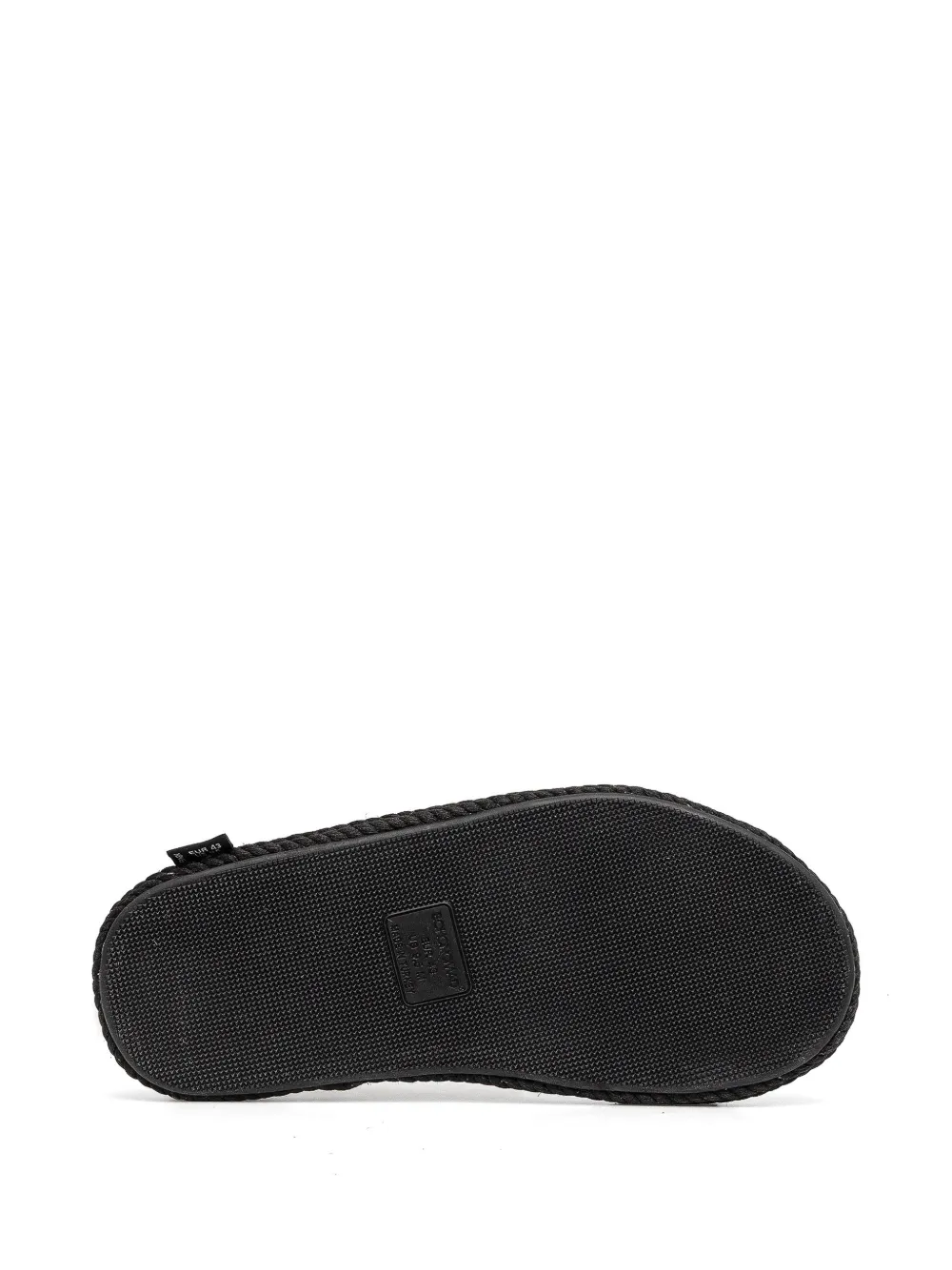 BOHONOMAD Espadrilles met touwdetail Zwart