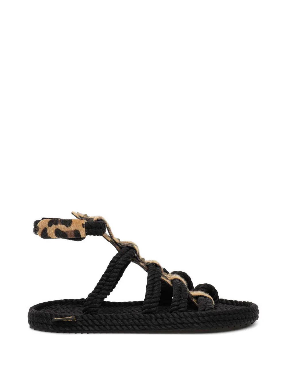 BOHONOMAD Serengeti leopard-print rope sandals