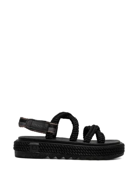BOHONOMAD rope-detail touch-strap espadrilles