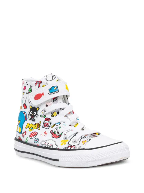 Converse Kids tenis altos Friends en colaboración con Hello Kitty