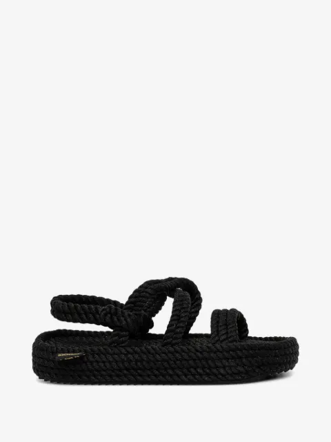 BOHONOMAD Plateau-Espadrilles mit geflochtenem Seil