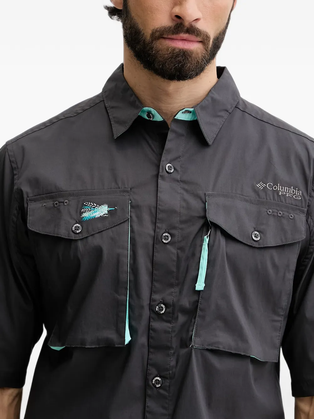 Columbia Bonefish Flats™ overhemd met korte mouwen Grijs