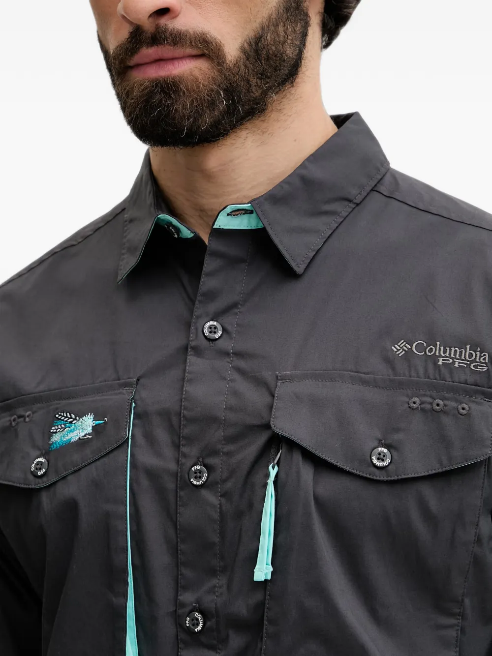 Columbia Bonefish Flats™ overhemd met korte mouwen Grijs