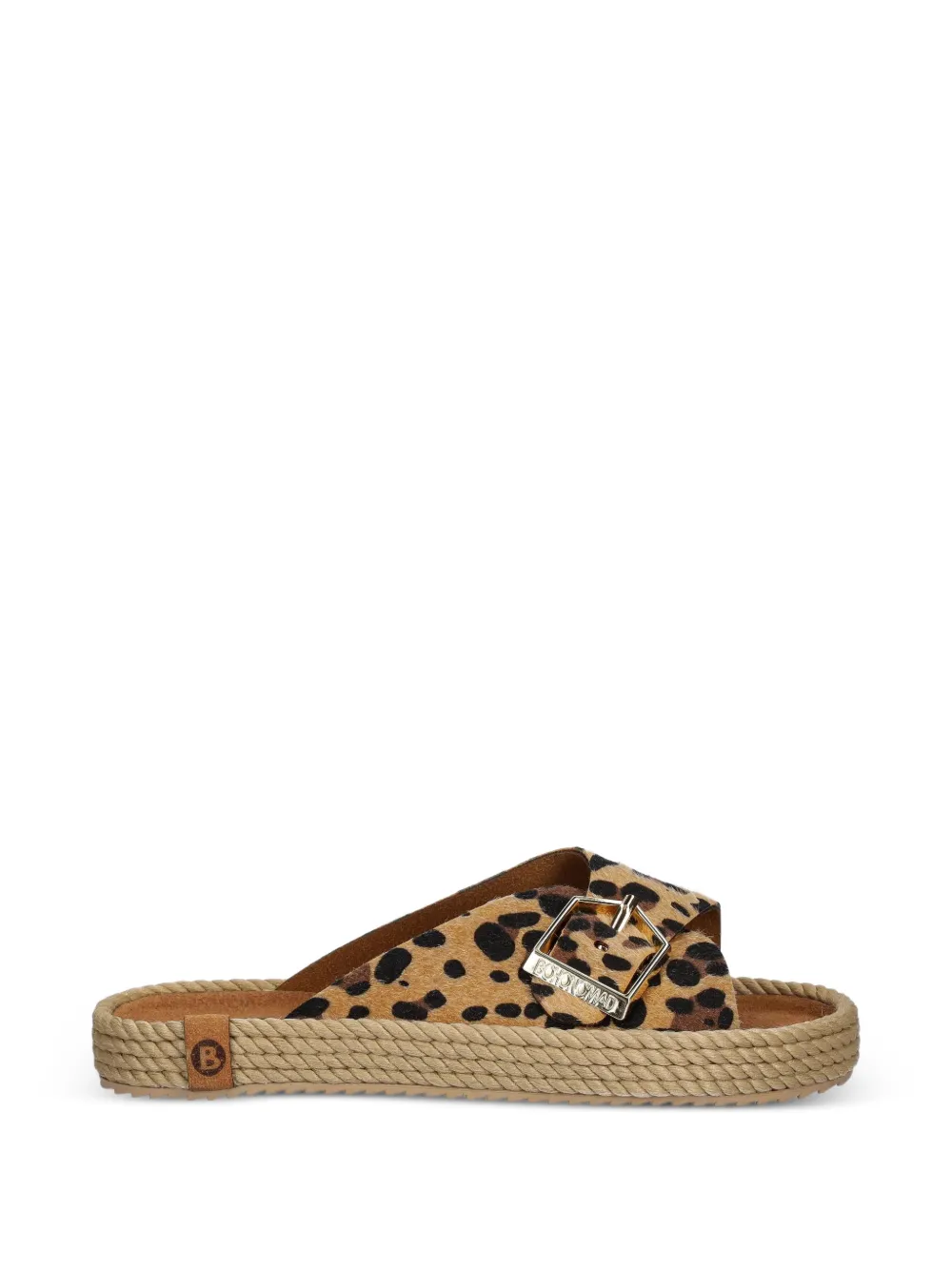 BOHONOMAD Casablanca leopard-print buckle-fastening espadrilles