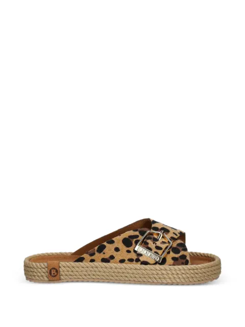 BOHONOMAD Casablanca leopard-print buckle-fastening espadrilles