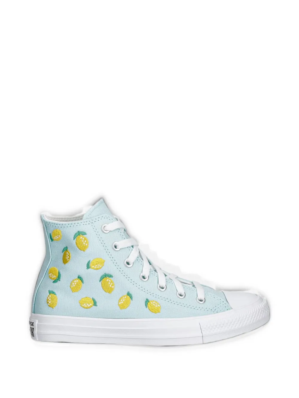 Converse Kids 척 테일러 레몬 자수 스니커즈