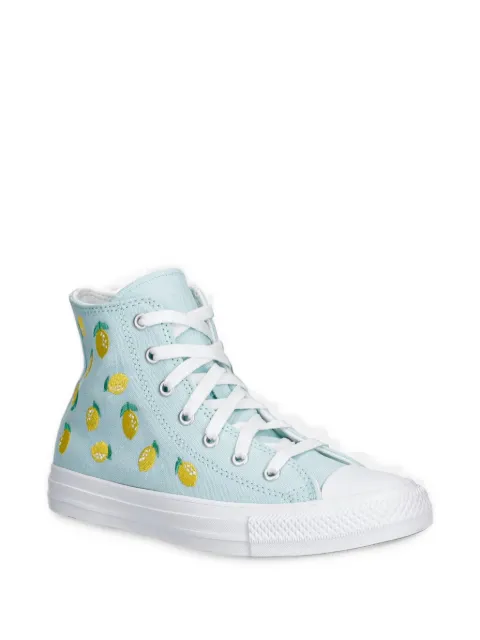 Converse Kids tenis Chuck Taylor con limón bordado