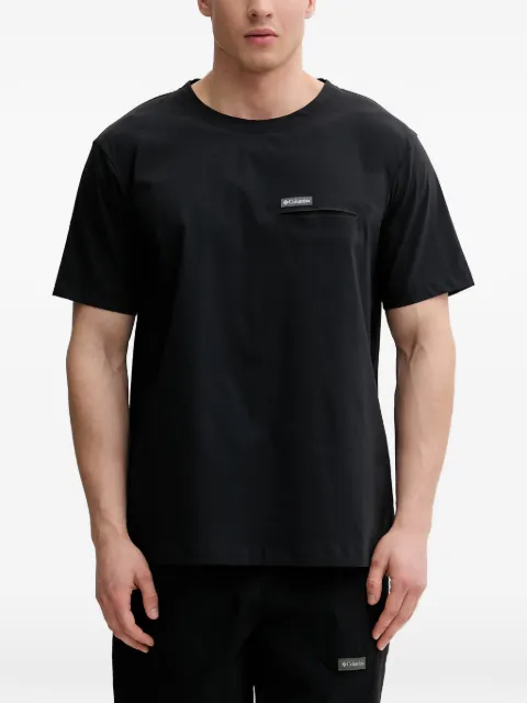 Columbia logo-patch zip-pocket T-shirt