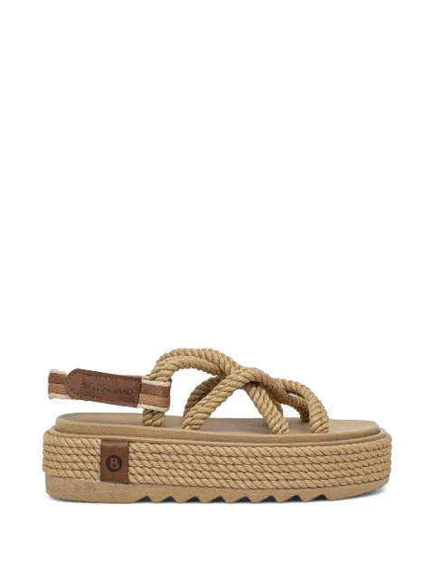 BOHONOMAD rope-detailed platform espadrilles