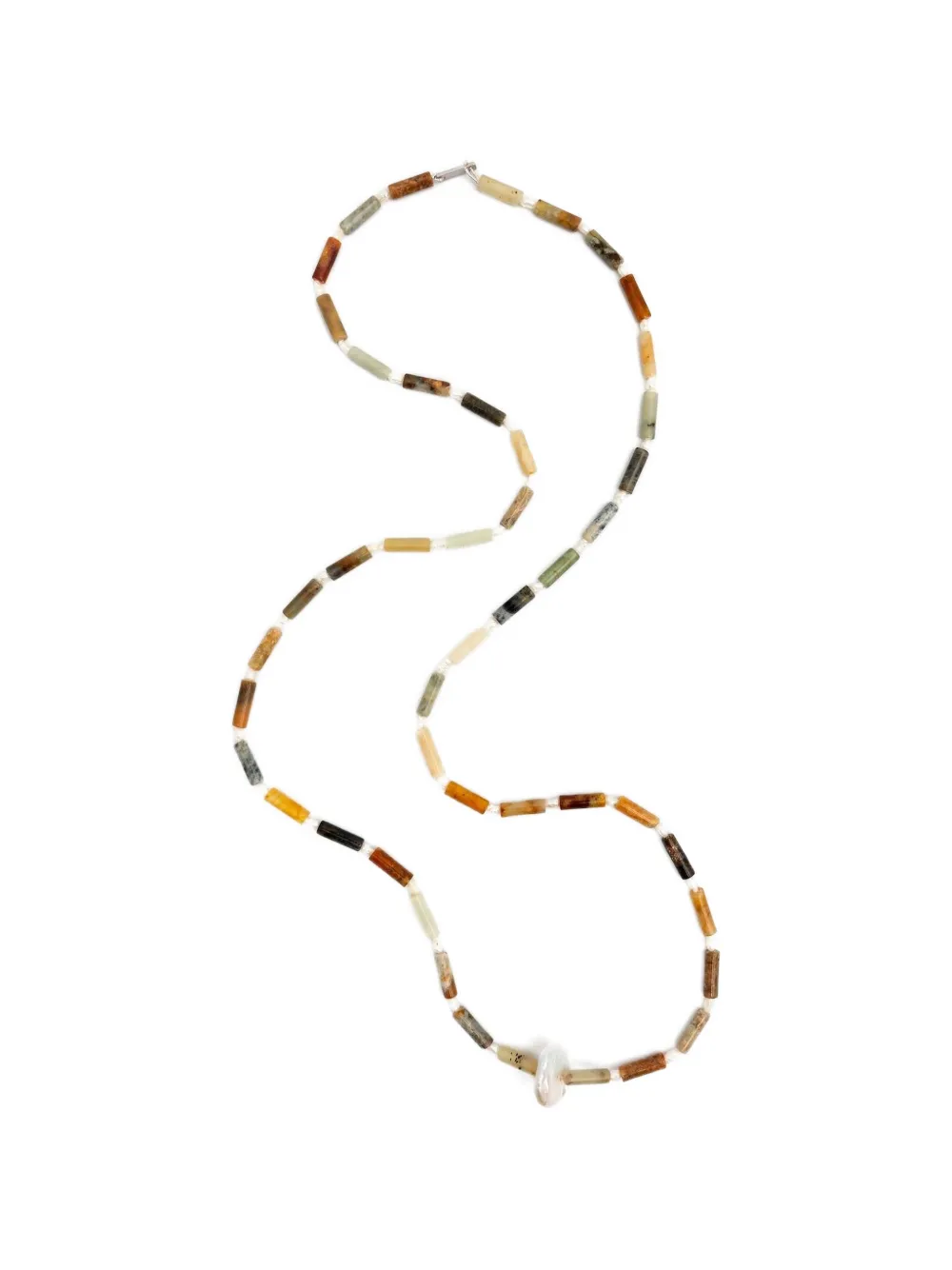 Alysi stone-embellished necklace - Toni neutri