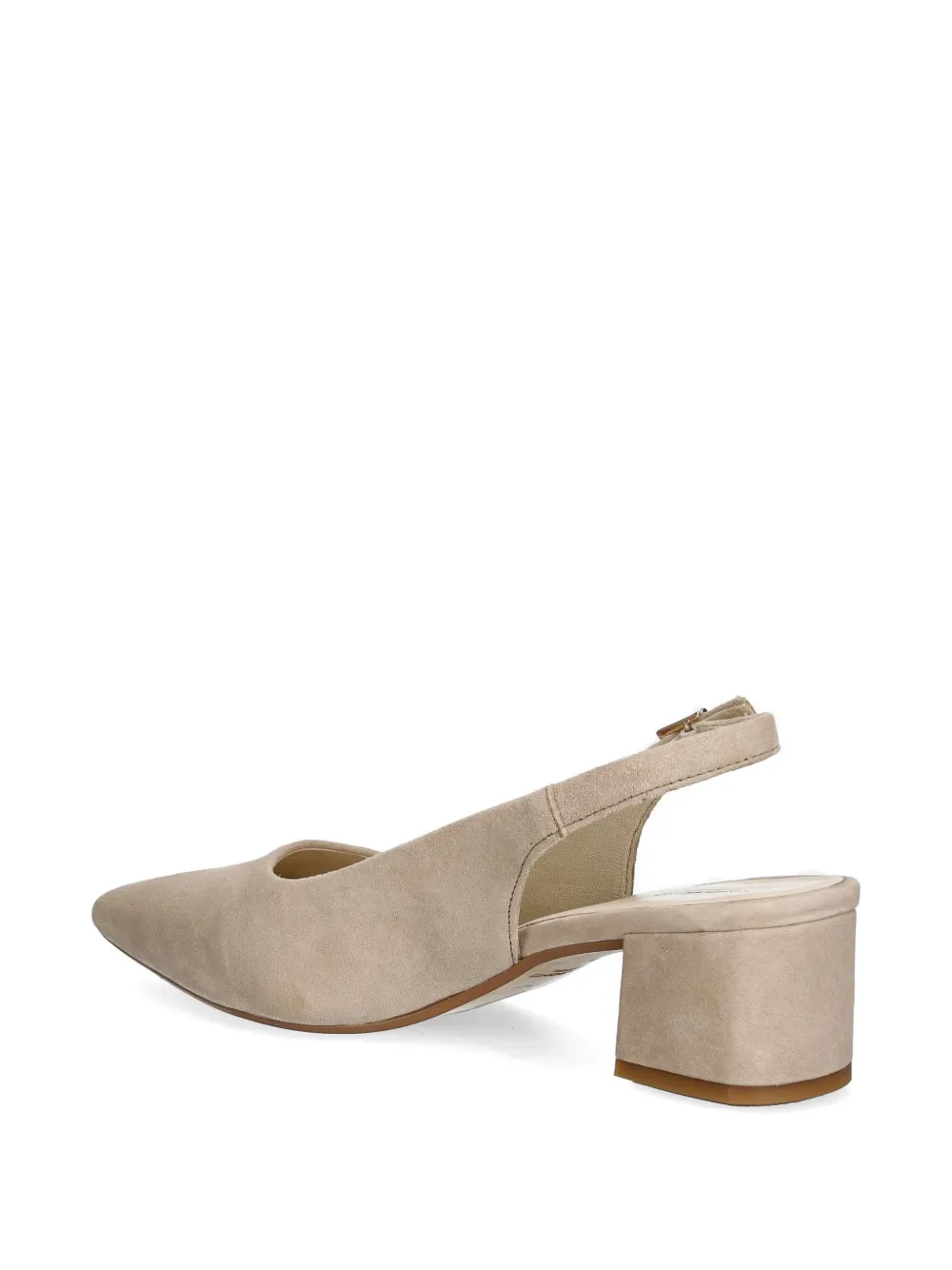 VAGABOND Marta pointed-toe slingback pumps Beige