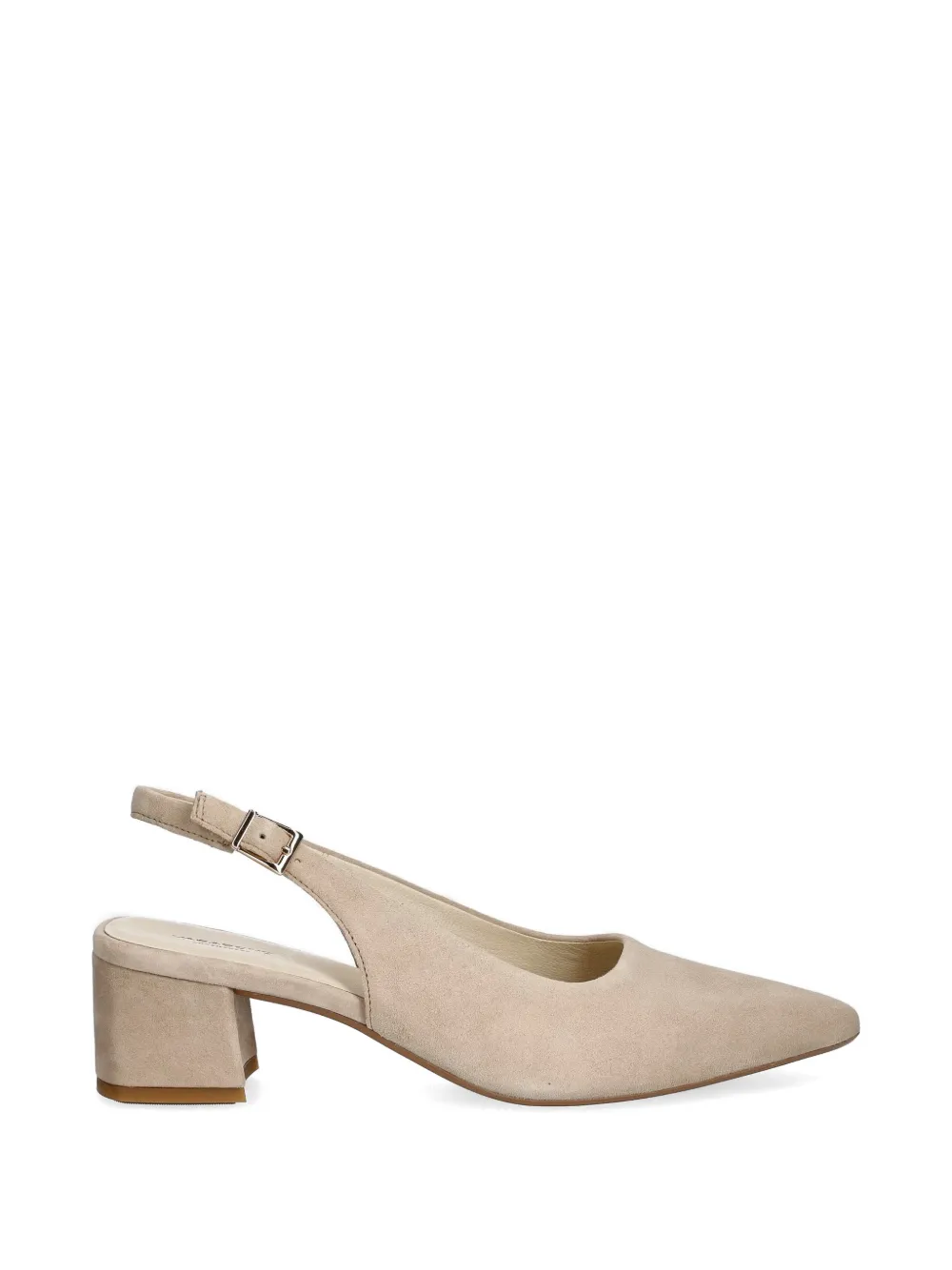 VAGABOND Marta pointed-toe slingback pumps Beige