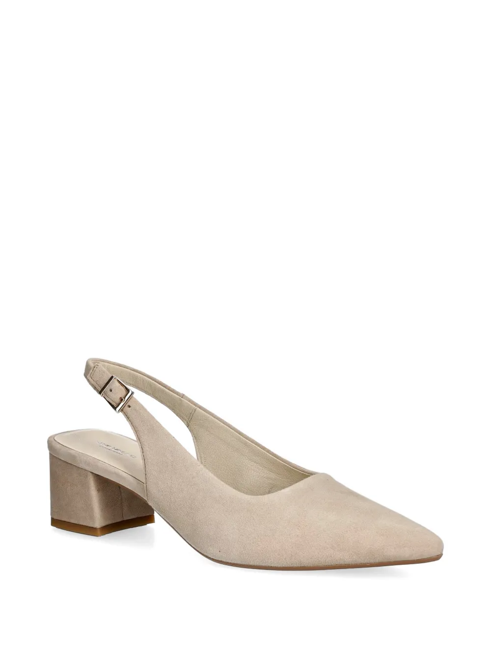 VAGABOND Marta pointed-toe slingback pumps Beige