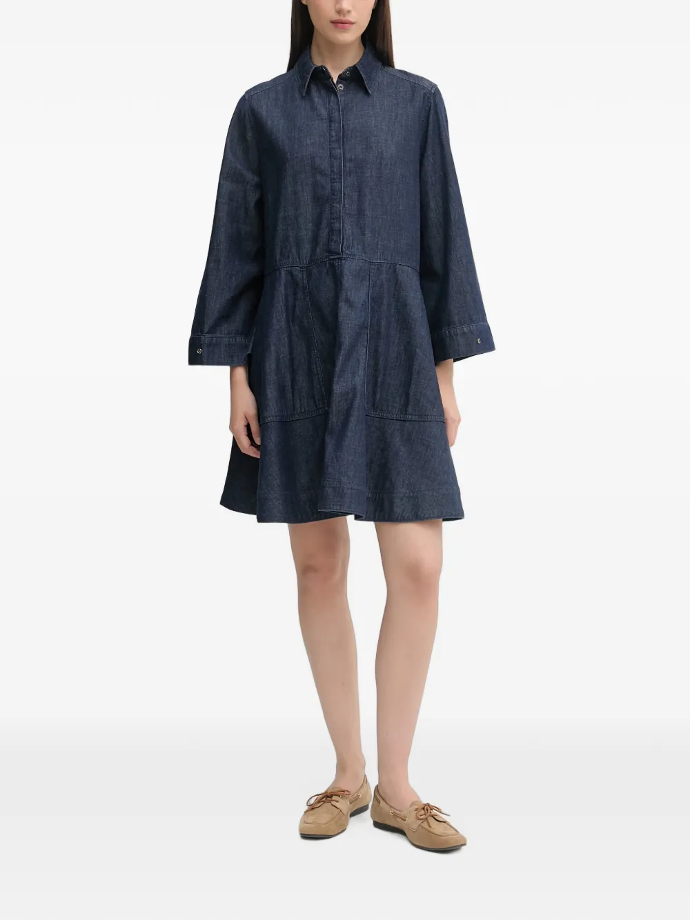 Benetton flared mini dress - Blau